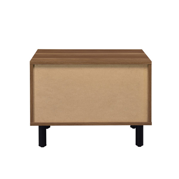 Latitude Run® 2 Drawer Nightstand in Brown Wayfair